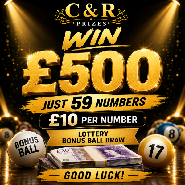 £500 Bonus Ball Draw - Wednesday 12th August